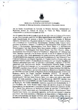 0-1-1-1-5-a-t-a Ata da reunião ordinária da Comissão de Reforma Judiciária - 04 de junho de 2020