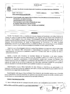 0-1-1-1-12-a-t-a Ata da Comissão Gestora de Precedentes e Ações Coletivas - 01 de fevereiro de 2021