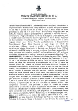 0-1-1-1-95-a-t-a Ata da reunião ordinária da Comissão de Reforma Judiciária - 27 de janeiro de 2025