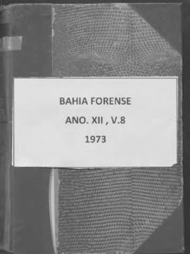 0-6-1-0-4-b-f Bahia forense: legislação, doutrina e jurisprudência – ano 12, v.8, 1973
