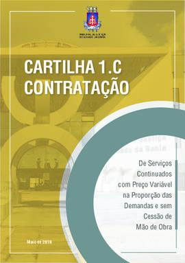 0-6-1-0-36-c-a-r Cartilha 1.C: contratação: de serviços continuados com preço variável na proporç...