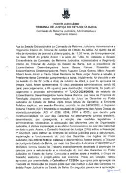 0-1-1-1-92-a-t-a Ata da reunião ordinária da Comissão de Reforma Judiciária - 5 de novembro de 2024