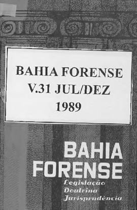 0-6-1-0-37-b-f Bahia forense: legislação, doutrina e jurisprudência – v.31, jul./dez. 1989