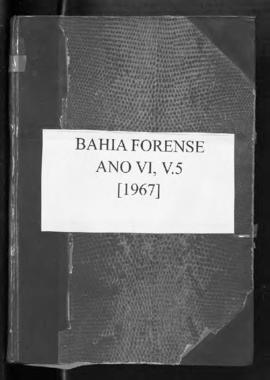 0-6-1-0-2-b-f Bahia forense: legislação, doutrina e jurisprudência – ano 6, v.5, 1967