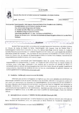 0-1-1-1-15-a-t-a Ata da Comissão Gestora de Precedentes e Ações Coletivas - 07 de março de 2022