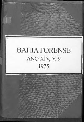 0-6-1-0-1-b-f Bahia forense: legislação, doutrina e jurisprudência – ano 14, v.9, 1975