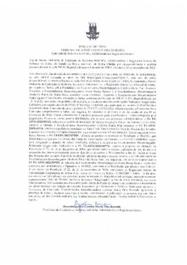 0-1-1-1-47-a-t-a Ata da reunião ordinária da Comissão de Reforma Judiciária - 23 de novembro de 2022