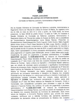 0-1-1-1-81-a-t-a Ata da reunião ordinária da Comissão de Reforma Judiciária - 29 de maio de 2024