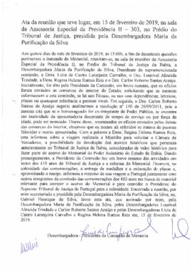 0-1-1-1-4-a-t-a Ata da reunião ordinária da Comissão Permanente de Memória - 15 de fevereiro de 2019