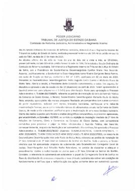 0-1-1-1-55-a-t-a Ata da reunião ordinária da Comissão de Reforma Judiciária - 17 de maio de 2023