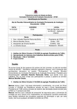0-1-1-1-4-a-t-a Ata da reunião ordinária da CPAD - 14 de outubro de 2020