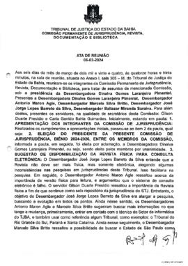 0-1-1-1-7-a-t-a Ata da Comissão de Jurisprudência, Revista e Documentação e Biblioteca - 06 de ma...