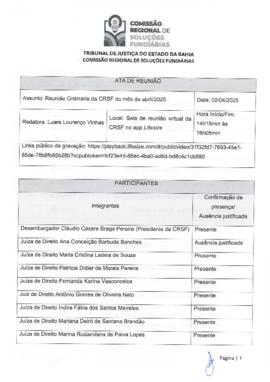 0-1-1-1-13-a-t-a Atas da Comissão Regional de Soluções Fundiárias - 02 de abril de 2025