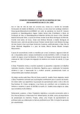 0-1-1-1-21-a-t-a Ata da reunião ordinária da Comissão Permanente de Memória - 29 de abril de 2022