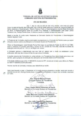 0-1-1-1-1-a-t-a Ata da Comissão Gestora de Precedentes e Ações Coletivas - 11 de abril de 2018