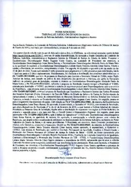 0-1-1-1-32-a-t-a Ata da reunião ordinária da Comissão de Reforma Judiciária - 4 de maio de 2022