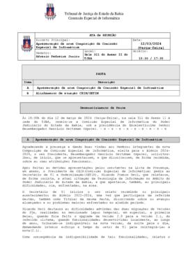 0-1-1-1-8-a-t-a Ata da reunião ordinária da Comissão Especial de Informática - 12 de março de 2024