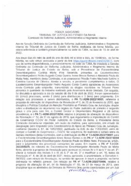 0-1-1-1-30-a-t-a Ata da reunião ordinária da Comissão de Reforma Judiciária - 13 de abril de 2022