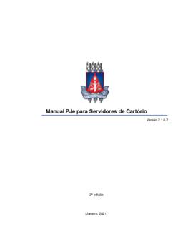 0-6-1-0-11-m-a-n Manual PJe para servidores de cartório: versão 2.1.6.2