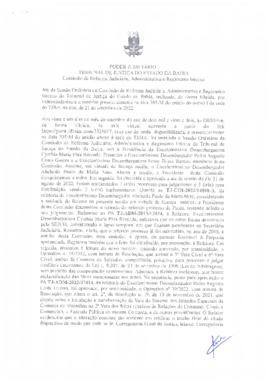 0-1-1-1-43-a-t-a Ata da reunião ordinária da Comissão de Reforma Judiciária - 21 de setembro de 2022