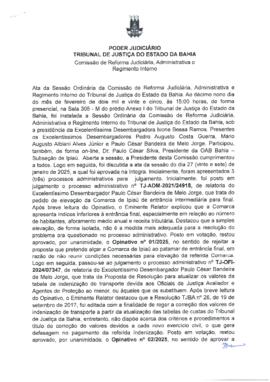 0-1-1-1-96-a-t-a Ata da reunião ordinária da Comissão de Reforma Judiciária - 19 de fevereiro de ...