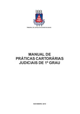 0-6-1-0-6-m-a-n Manual de práticas cartorárias judiciais de 1º grau