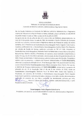 0-1-1-1-59-a-t-a Ata da reunião ordinária da Comissão de Reforma Judiciária - 05 de julho de 2023