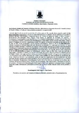 0-1-1-1-33-a-t-a Ata da reunião ordinária da Comissão de Reforma Judiciária - 11 de maio de 2022