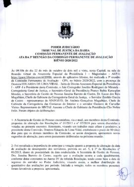 0-1-1-1-14-a-t-a Ata da reunião ordinária da Comissão Permanente de Avaliação - 22 de outubro de ...
