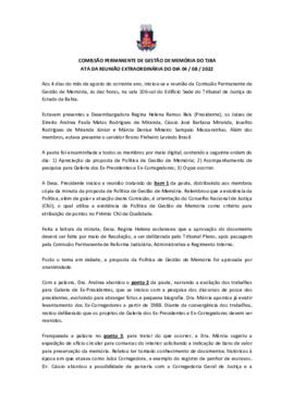 0-1-1-1-24-a-t-a Ata da reunião ordinária da Comissão Permanente de Memória - 04 de agosto de 2022