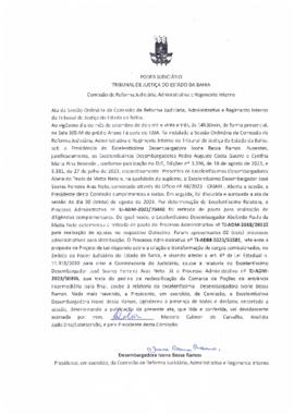 0-1-1-1-65-a-t-a Ata da reunião ordinária da Comissão de Reforma Judiciária - 20 de setembro de 2023