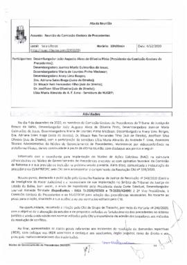 0-1-1-1-8-a-t-a Ata da Comissão Gestora de Precedentes e Ações Coletivas - 04 de dezembro de 2020
