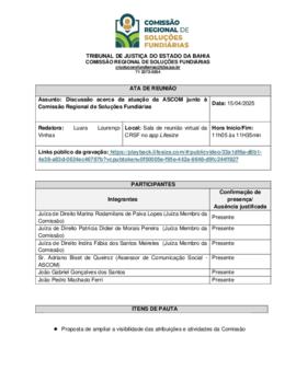 0-1-1-1-14-a-t-a Atas da Comissão Regional de Soluções Fundiárias - 15 de abril de 2025