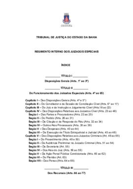 0-6-1-0-2-r-e-g Regimento interno dos juizados especiais