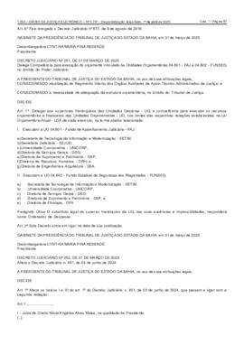 0-1-0-1-7-a-t-o Decreto Judiciário 252, de 31 de março de 2025