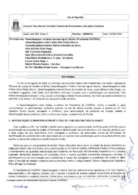 0-1-1-1-25-a-t-a Ata da Comissão Gestora de Precedentes e Ações Coletivas - 22 de agosto de 2024