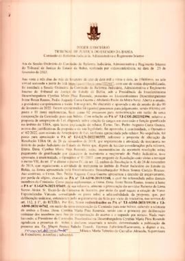 0-1-1-1-27-a-t-a Ata da reunião ordinária da Comissão de Reforma Judiciária - 23 de fevereiro de ...