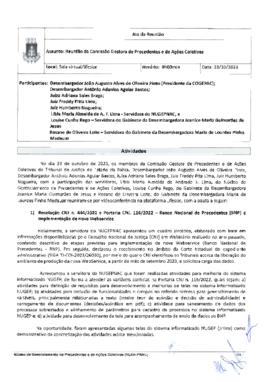 0-1-1-1-19-a-t-a Ata da Comissão Gestora de Precedentes e Ações Coletivas - 23 de outubro de 2023