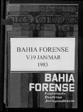 0-6-1-0-13-b-f Bahia forense: legislação, doutrina e jurisprudência – v.19, jan./mar. 1983