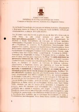 0-1-1-1-19-a-t-a Ata da reunião ordinária da Comissão de Reforma Judiciária - 26 de julho de 2021