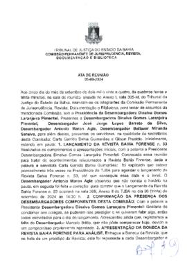 0-1-1-1-9-a-t-a Ata da Comissão de Jurisprudência, Revista e Documentação e Biblioteca - 05 de se...