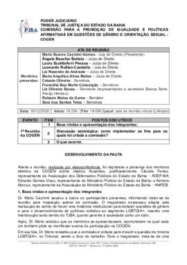 0-1-1-1-1-a-t-a Ata da Comissão para a Promoção de Igualdade e Políticas Afirmativas em Questões ...