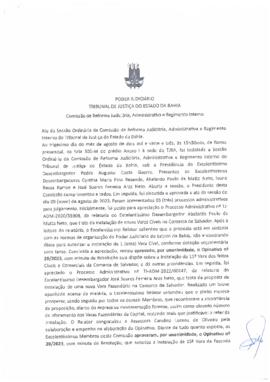 0-1-1-1-64-a-t-a Ata da reunião ordinária da Comissão de Reforma Judiciária - 30 de agosto de 2023