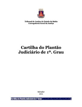 0-6-1-0-27-c-a-r Cartilha do plantão judiciário de 1º grau