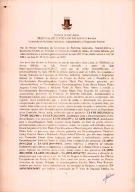 0-1-1-1-26-a-t-a Ata da reunião ordinária da Comissão de Reforma Judiciária - 09 de fevereiro de ...
