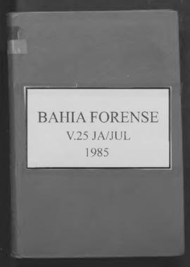 0-6-1-0-20-b-f Bahia forense: legislação, doutrina e jurisprudência – v.25, jan./jul. 1985