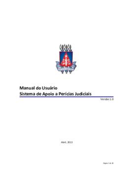 0-6-1-0-1-m-a-n Manual do usuário sistema de apoio a perícias judiciais: versão 1.0