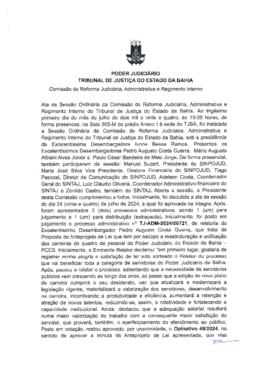 0-1-1-1-86-a-t-a Ata da reunião ordinária da Comissão de Reforma Judiciária - 31 de julho de 2024