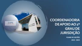 0-6-1-0-20-m-a-n Plano de gestão: 2022-2024: Coordenadoria de apoio ao 1º grau de jurisdição