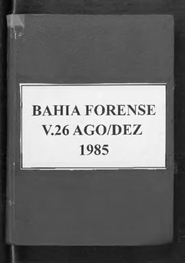 0-6-1-0-17-b-f Bahia forense: legislação, doutrina e jurisprudência – v.26, ago./dez. 1985